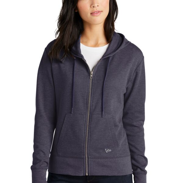 Women's Thermal Full Zip Hoodie Thumbnail