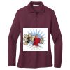 Women's Silk Touch Long Sleeve Polo Thumbnail