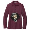 Women's Silk Touch Long Sleeve Polo Thumbnail