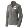 Women's Heather Microfleece Full Zip Jacket Thumbnail