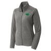 Women's Heather Microfleece Full Zip Jacket Thumbnail
